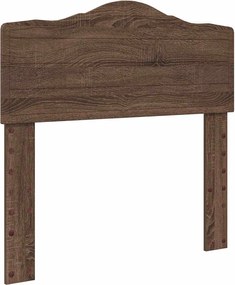 vidaXL Tăblie cap Stejar închis 80 cm Lemn compozit