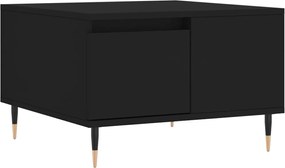 vidaXL Măsuță de cafea, negru, 55x55x36,5 cm, lemn prelucrat