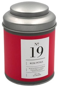 Lumanare parfumata ROSE PETALS, pahar si capac metalic, 6.5x9.5 cm