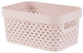 Cutie de depozitare roz-deschis din plastic 26x17,5x12 cm Pure – Curver
