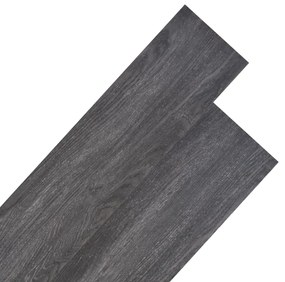 Placi de pardoseala, negru si alb, 5,26 m  , 2 mm, PVC Alb si negru, 5.26 m  , 1