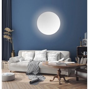 Oglindă de perete cu led ø 60 cm Luna – Mirrors and More