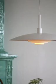 Markslöjd 108876 - Lustru suspendat pe cablu PINY 1xE27/60W/230V Ø 57 cm alb