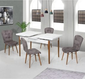 Scaun living tapitat visiniu Beluga Homs