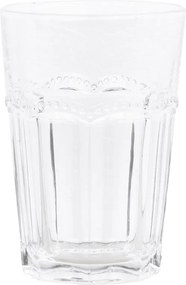 Pahar cu model perlat, H12.5 cm, Antoinette