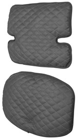 Pernă de scaun pentru copii gri Luxe – Roba