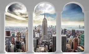 Fototapet - Privie spre New York Pillars (152,5x104 cm), în 8 de alte dimensiuni noi