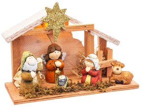 Decorațiune luminoasă maro cu model de Crăciun – Casa Selección