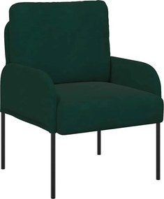 vidaXL Canapele cu pernă 55cm Verde închis placaj