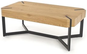Masă de cafea Leisa (Lemn natural + Negru). 1048583