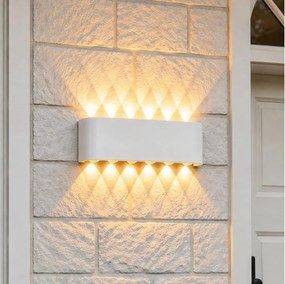 Top Light -LED Aplică de perete pentru exterior RAY LED/10W/230V 3000/4000/6500K IP54 albă