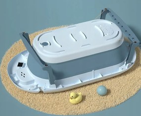 Baie pliabilă pentru copii VAIANA PREMIUM cu un șezlong - mai multe culori Bej