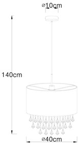 Globo 15188H3 - Lustra AMY 1xE27/60W