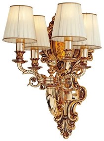 Aplica de perete clasica LUX realizata manual Amber