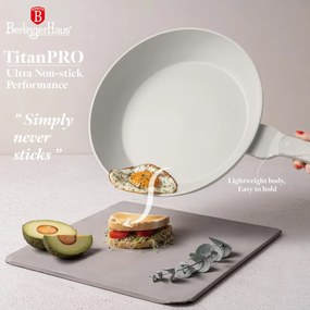 Set oale si tigai cu capace 15 piese Sahara Marble Berlinger Haus BH8401, crem, antiaderente, compatibile inductie