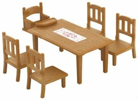 Sylvanian Families Furniture - masă cu scaune