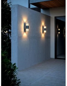 Aplică de exterior Nordlux ALUDRA 2xE27/15W/230V IP54 antracit