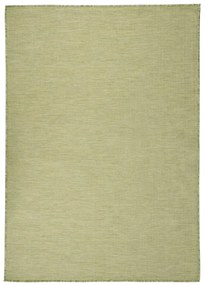 vidaXL Covor de exterior, verde, 140x200 cm, țesătură plată