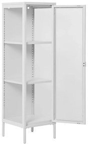 Vitrină albă din metal 40x140 cm Brisbane – House Nordic