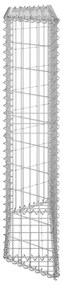 Strat inaltat gabion trapez, 100x20x100 cm, otel galvanizat 1, 100 x 20 x 100 cm