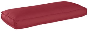 vidaXL Pernă pentru șezut / spătar din paleți Roșu Vin 120 x 50 x 12 cm