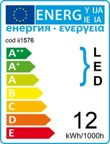 SPOT LED APLICAT 12W LUMINA RECE