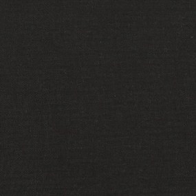 Scaun balansoar cu taburet, negru, textil 1, Negru