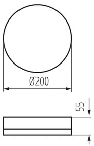 Plafonieră LED industrială Kanlux 37290 IPER LED/10W/230V IK10 IP65 alb rotund