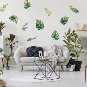 INSPIO Autocolante pentru perete - Frunze tropicale