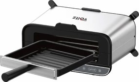 Prajitor de paine multifunctional 4in1 Oliver Voltz OV51015R, 1700 W, 240 x 225 mm, Functie gratar, cuptor, grill, Otel inoxidabil/Negru
