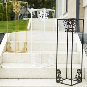 Suport pentru flori 80x24 cm, negru