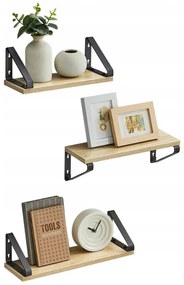 Rafturi de perete TAYLOR SONOMA set 3buc