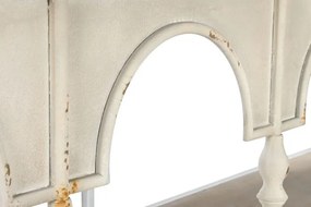 Consola, bej, din metal, aspect vintage, Arches