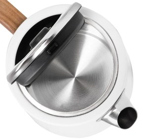 Fierbător electric Adler AD 1352, 2200W, 1,7 l, STRIX, bază rotativă, oprire automată, alb