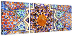 Tablou cu mozaic (cu ceas) (90x30 cm)