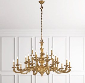 Candelabru XXL 25 de brate LUX design clasic realizat manual Alberto