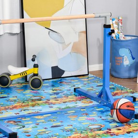 HOMCOM Covoras Puzzle 24 Piese Impermeabil Antiderapant din EVA | Aosom Ro
