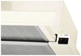 Hota Telescopica Incorporabila Tornado Storm 1200 (60), 1 motor, latime 60 cm, 3 viteze, absorbtie 1200 m3/ora, Bej