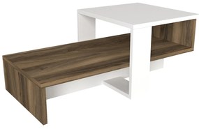 Măsuță de cafea Chan (Alb + Nuc). 1071675