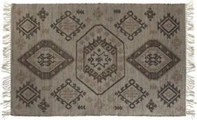 Covor kilim decorativ natural din iută și bumbac , "Kilim"