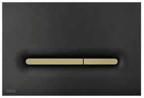 Clapeta de actionare negru/auriu mat Alca Linka