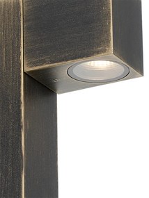 Lampă de exterior industrială în picioare auriu antic 65 cm IP44 - Baleno