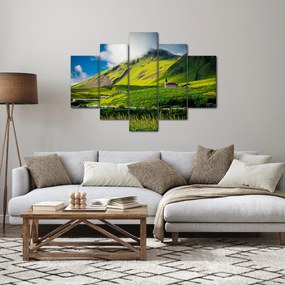 Tablou cu peisaj montan (150x105 cm)