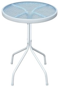 43314 vidaXL Set mobilier bistro, 3 piese, negru, oțel