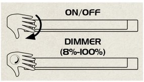 Rabalux 5674 - LED Lampă design minimalist dimmabilă HANSON LED/8W/230V