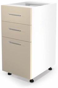 Dulap inferior Vento D3S-40/82, alb/bej
