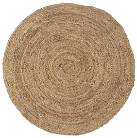 IB Laursen Tapet din iuta ROUND NATURAL 90 cm