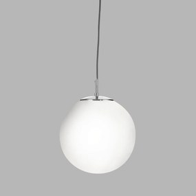 Lustra / Pendul design modern 30cm Atom silver / opal 6077 SRT