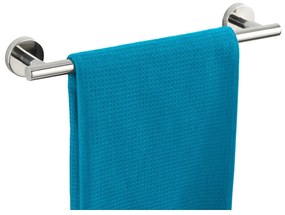 Suport pentru prosoape argintiu lucios de montat pe perete din oțel inoxidabil Bosio – Wenko