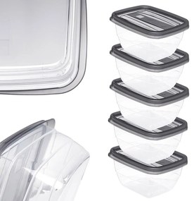Caserole 5 buc. pentru mâncare Vedo – Curver
